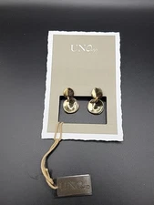 Uno de 50 Circle drop earrings 18K 