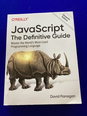   JavaScript The Definitive Guide by David Flanagan Programming Book 7th Edition