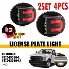 4x LED License Plate Tag Light Lamp For 1990-2014 Ford F-150 1990-1999 F-250 EXD