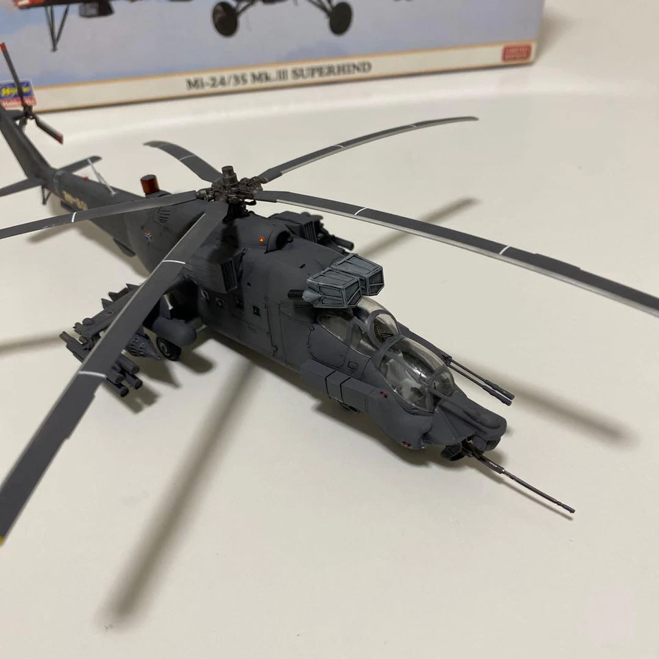 Hasegawa 1/72 Scale Mi-24/35 Mk.III Super Hind Helicopter Model Kit Japan - Image 4 of 4