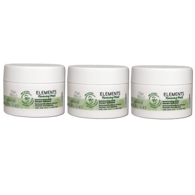 Wella Elements Renewing 3 x 150 ml Maske feuchtigkeitsspendend Set