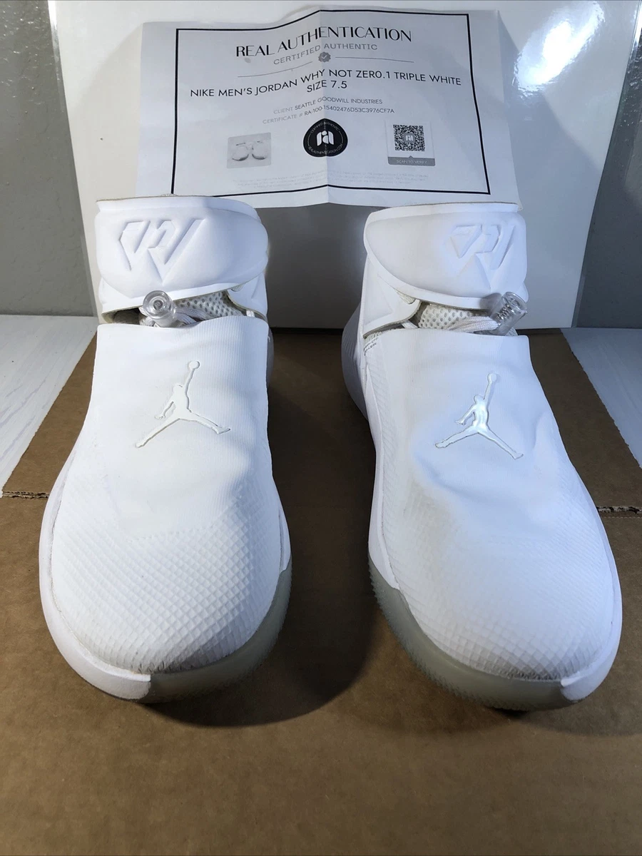 Jordan 'Why Not?' ZER0.2 Triple White 2019 for Sale | Authenticity Jordan 'Why Not?' ZER0.2 Triple White 2019 for Sale | Authenticity