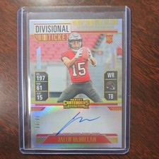 2024 Panini Contenders Jalen McMillan Divisional Ticket RC Prizm Auto 99 Bookend