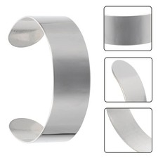 8 Pcs Stainless Steel Blank Cuff Braclet Bracelet Jewelry Making