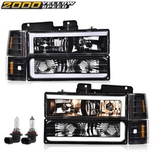 Fit For 1994-2000 Gmc Ck Suburban Led Drl Headlights Bumper Corner Lamps Fit For 1994-2000 Gmc Ck Suburban Led Drl Headlights Bumper Corner Lamps