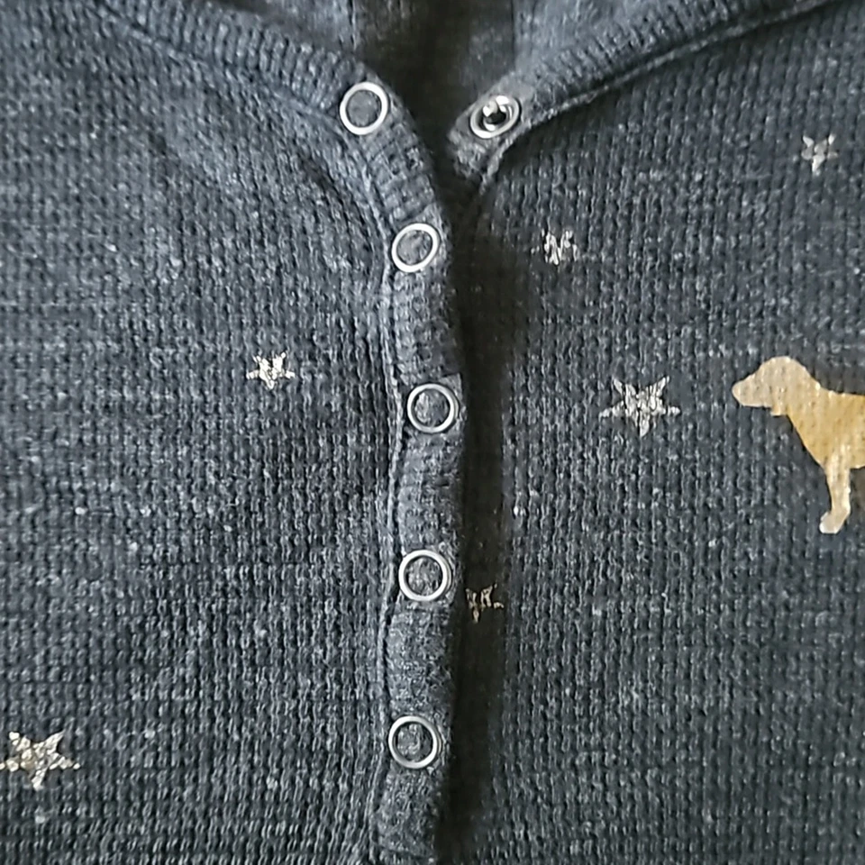 Victoria's Secret Rosa I've been Good Gris Ropa de Dormir Camisa Manga Larga Talla L Foto 3 de 4