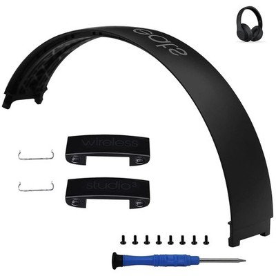Replacement Headband & Hinge for Beats Studio3 - Black