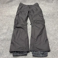 Burton Cargo Pants Snow Ski Snowboard Dryride Black Men Medium Short Excellent