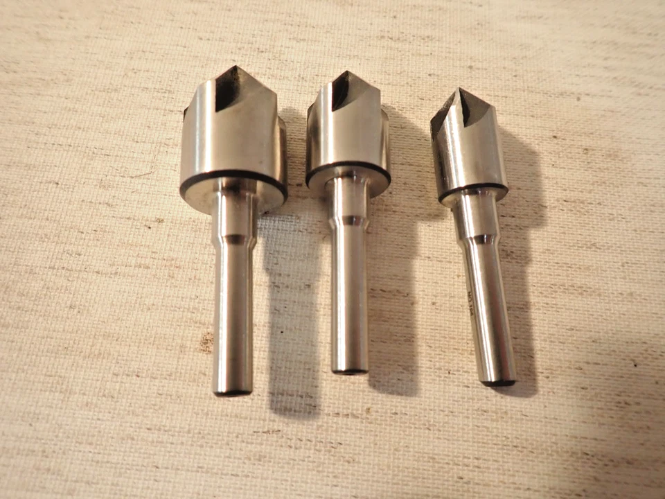 General Tools Set of 3#195 High Speed Steel 3/4";5/8";1/2" Countersink Drill USA - Image 2 of 4
