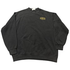 Vintage Lee Heavyweight Warroad Warriors Sweatshirt Black USA Made Mens Large