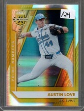 2021 Panini Elite Extra Edition GOLD SP SERIAL #/24 #90 Austin Love