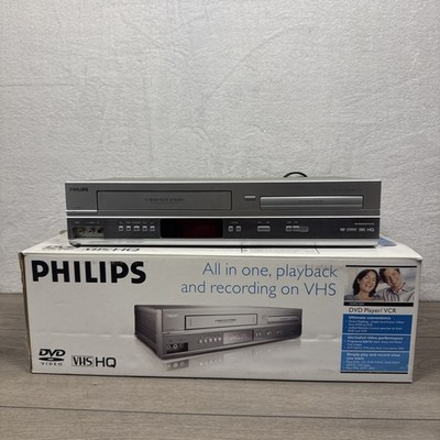 Philips DVP3150V/37 DVD VHS Combo Recorder 4Head Tested DVD Works VHS Nonworking