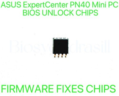 ASUS ExpertCenter PN40 Mini PC, ADMIN NO PASSWORD FIRMWARE FIXES BIOS CHIP