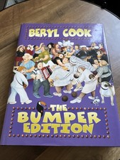 Signed Beryl Cook – The Bumper Edition Hardback Art Book Autographed