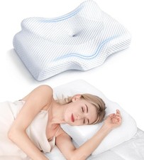 Cooling Odorless Memory Foam Pillow for Side and Back Sleepers - Queen Size