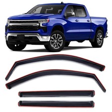 in-Channel Window Rain Guards Fit for Chevy Silverado 1500/GMC Sierra 1500 20...