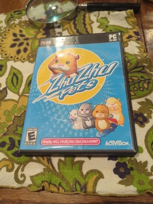 Zhu Zhu Pets PC CD care for virtual creatures game based on hamster stuffed toy!