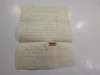 Civil War Document 1864 Affidavit For Wife 36th Wisconsin Revenue Stamp Sauk VTG