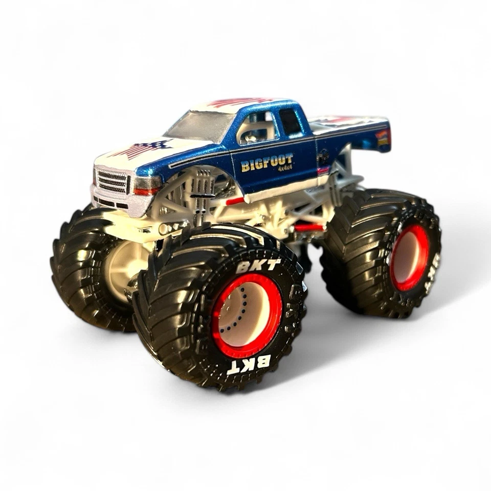 Monster Truck Bigfoot EE. UU. Diecast 1:64 raro personalizado; Hot Wheels; leer por favor Foto 3 de 4
