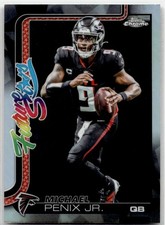 2025 Topps Chrome Future Stars Michael Penix Jr Atlanta Falcons #FS-19 Refractor