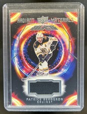 2018-19 SPx Patrice Bergeron UD Black Radiant Jersey #RM-PB Bruins