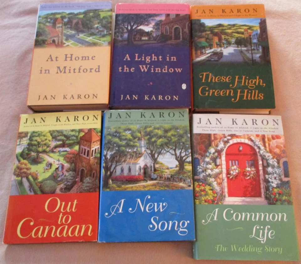 JAN KARON 21 HCDJ Book Lot Full MITFORD Series COMPANION COOKBOOK TIM + JEREMY - Imagem 2 de 4