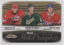 2015 Fleer Showcase Hot Prospects Trios 396/599 Brett Pesce Gustav Olofsson 15ok