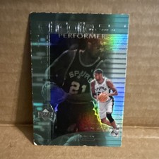 Upper Deck 1999-00 Encore Tim Duncan EP7 Insert San Antonio Spurs NBA Card