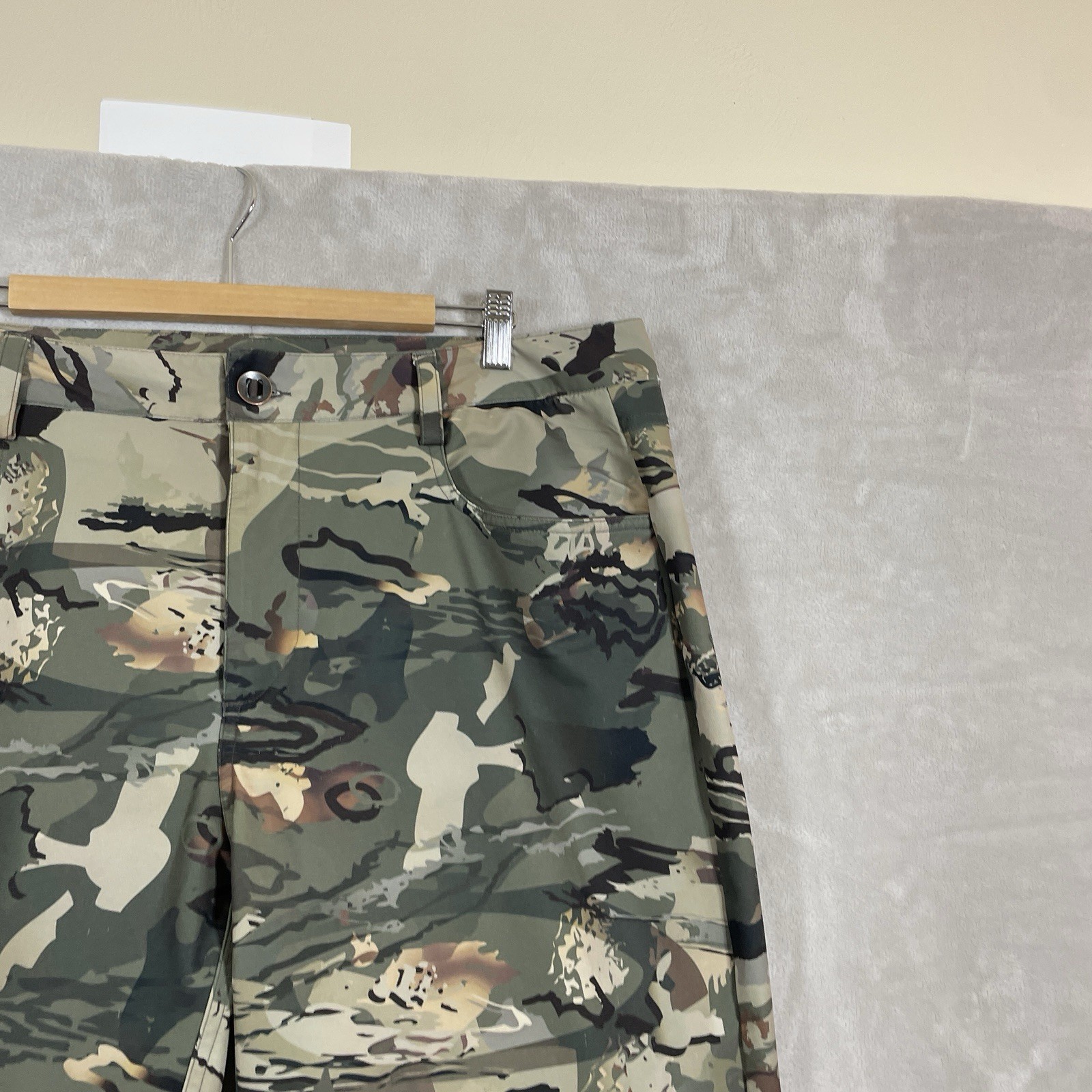 Under Armour Pants Mens 38x32 Storm Hardwoods STR Camo Stretch Soft *worn* thumbnail 12