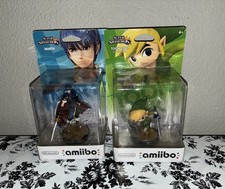 Amiibo Nintendo Lot The Legend of Zelda Toon Link Marth Smash Bros Wii U Switch