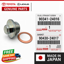 Genuine Lexus Oem Front Differential Drain Plug 90341-24016 Gasket 90430-24003 Genuine Lexus Oem Front Differential Drain Plug 90341-24016 Gasket 90430-24003