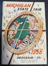 1956 MICHIGAN STATE FAIR PROGRAM, 4 Lads, McG...