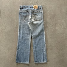 Vintage 80s Levis Orange Tab Student Light Wash Distressed Jeans 26x25 RARE