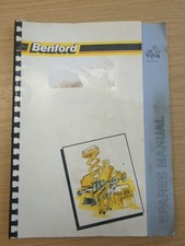 Benford 2000 Dumper Parts Manual
