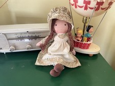 Large 16  Holly Hobbie friend HEATHER tagged Rag Doll made by Knickerbocker 1976