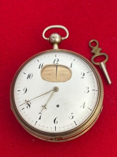 SWISS MADE EROTICA 1800's BRASSUS GENEVE FUSEE SILVER POCKET WATCH
