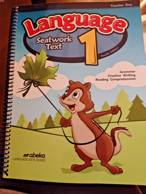 Abeka Book Language 1 Seatwork Text Teacher Key Homeschool Curriculum Grammar