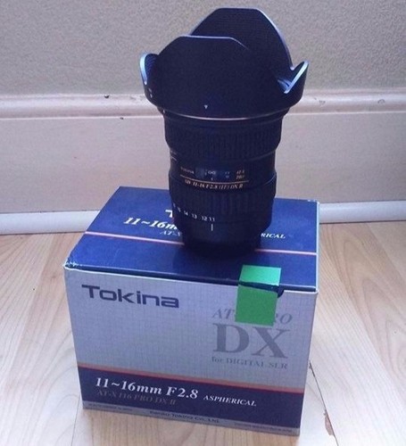 Tokina 11-16mm f2.8 At-x Pro SD (IF) DX II Canon EOS Lens Boxed - Used