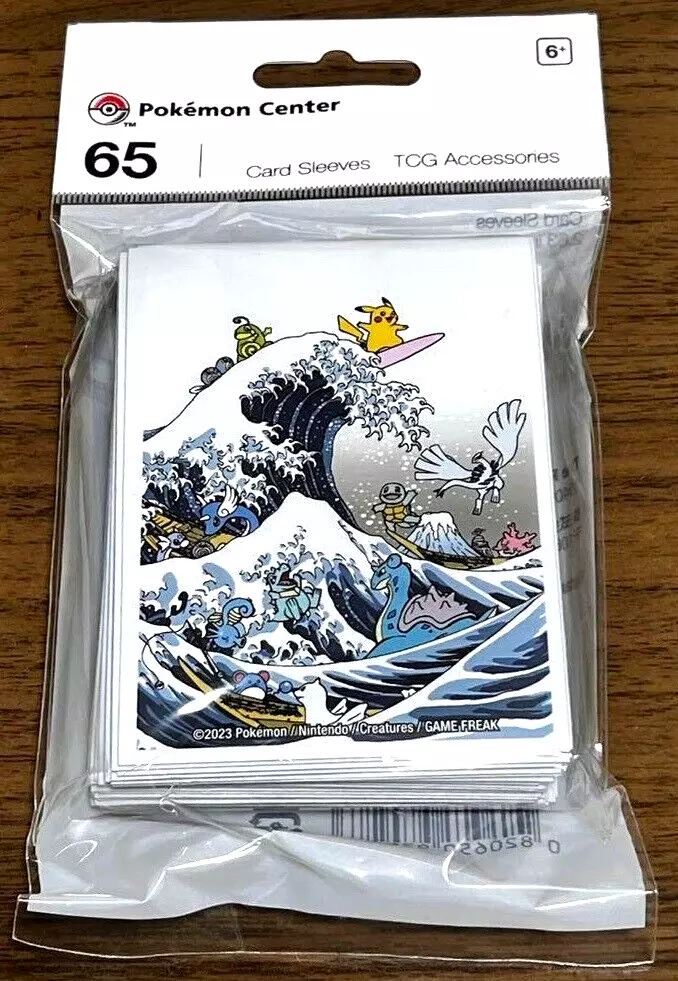 Pokemon Official Deck Shield WCS 2023 GREAT WAVE PIKACHU & FRIENDS 65  Sleeves