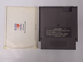 MTV Remote Control NES Game Cartridge, manual, Original Box