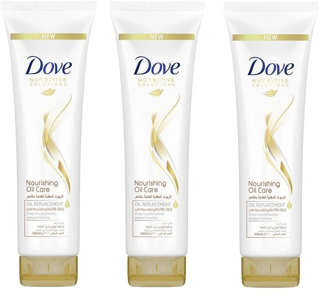 3pcs Dove Cream to Protect from Friz Nourishing Care Oil
