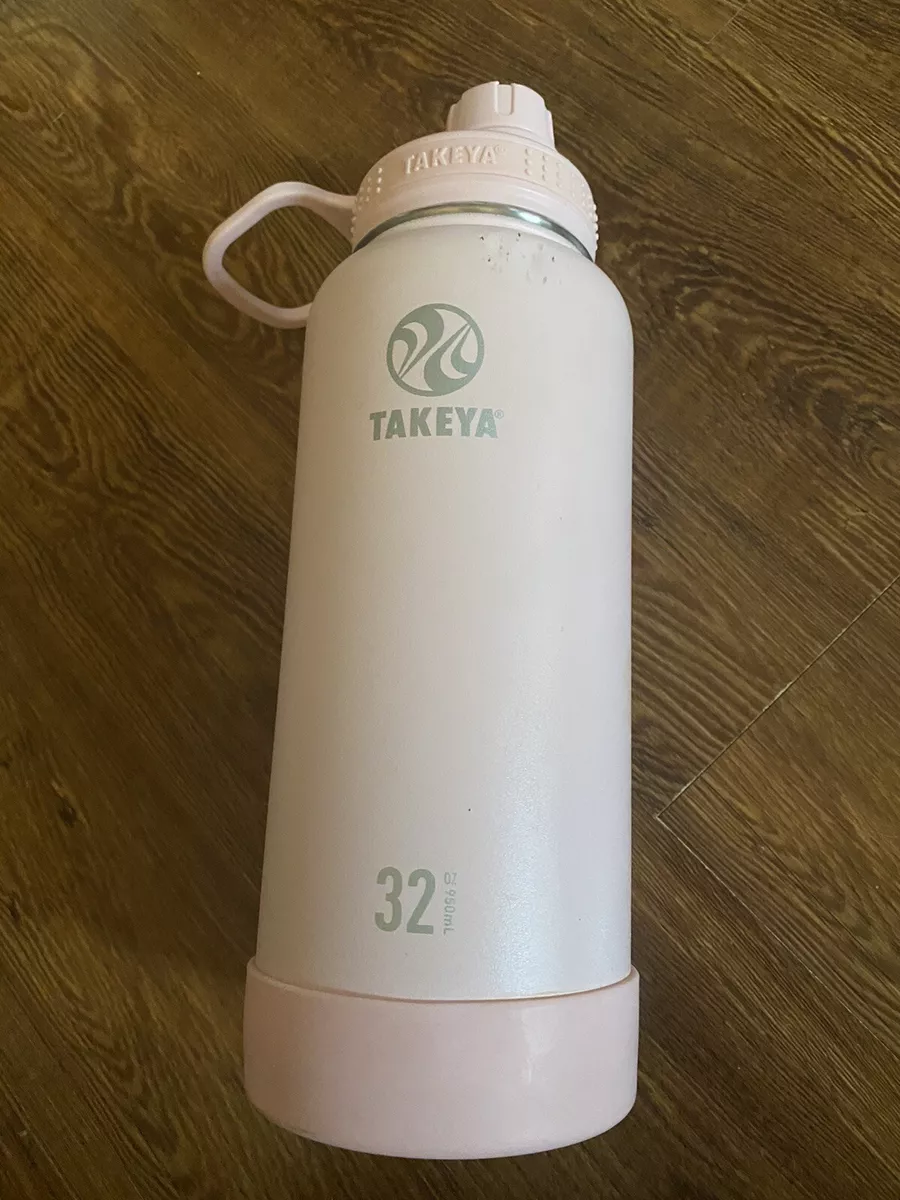 W) Takeya Tumbler Water Bottle 32 oz Pink Stainless Steel - Dent & Stain