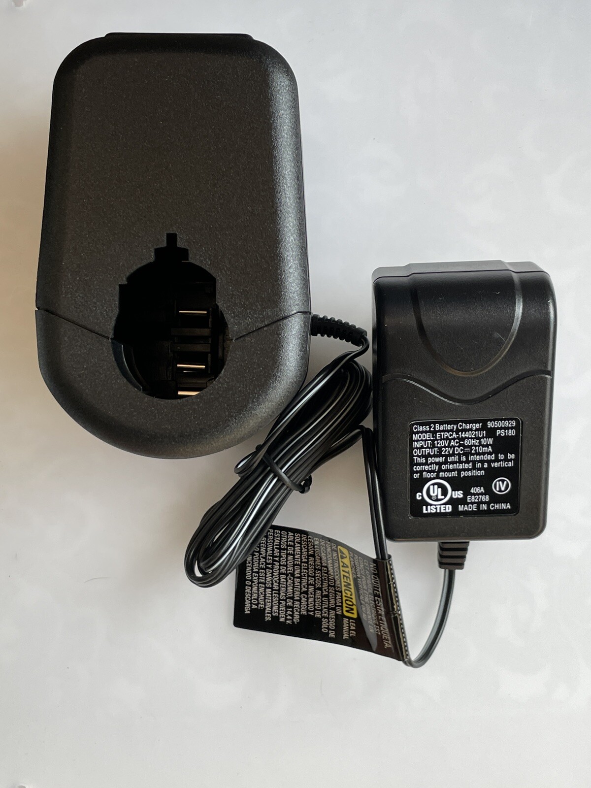 Genuine OEM Black and Decker PS180 17.4V Battery Charger For HBP18 Ni