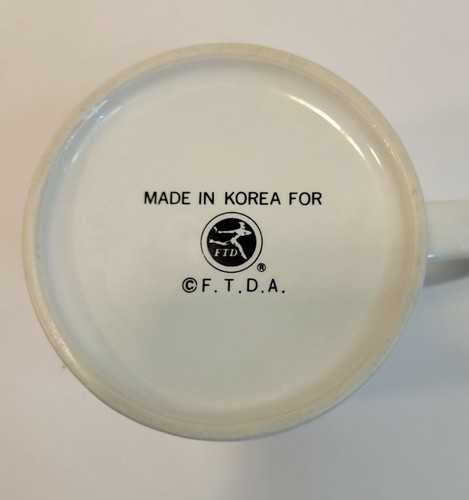 Vintage Retro 1987 Rainbow Mug FTDA Made In Korea - Picture 6 of 6