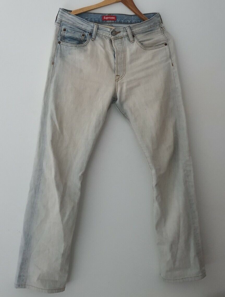 値下げ！！Supreme Levi's 501 デニム W30 L32 Supreme/Levi's Custom fit 505 Jeans indigo W32×