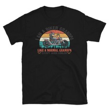 Biker Grandpa Motorcycle Rider T-Shirt