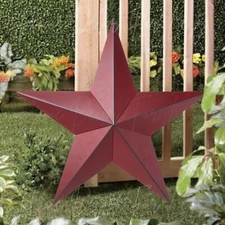 Large Metal Barn Star Rustic Dimensional 30" Country Farmhouse Wall Home Decor