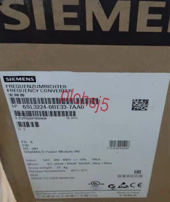 6SL3 224-0BE33-7AA0 SIEMENS 6SL3224-0BE33-7AA0 SINAMICS G120 PM240 Power Module