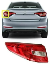For Sonata 2015-17 Rear Corner Back up Brake Tail Light Outer Trunk Left Driver