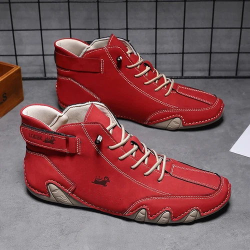 Mode Herren Arbeitsstiefel Niedrig Schnitt Leger Fahren Stiefel Turnschuhe Wandern Turnschuhe - Bild 26 von 29